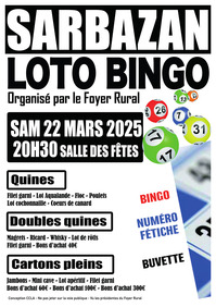 Sarbazan - Loto Bingo - 22 Mars