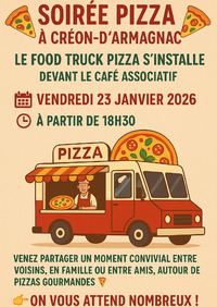 Soirée pizza - créon - 23 janvier
