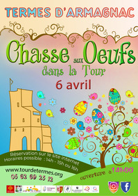 Termes d'Armagnac - Chasse aux oeufs - 6 Avril