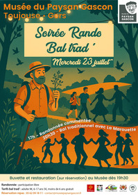 Toujouse - Soirée Rando & Bal trad' - 23 Juillet