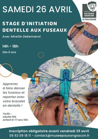 Toujouse - Stage d'initiation dentelle aux fuseaus - 26 Avril