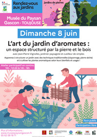 Toujouse - Rendez vous aux Jardins au Musée du Paysan Gascon - 8 Juin