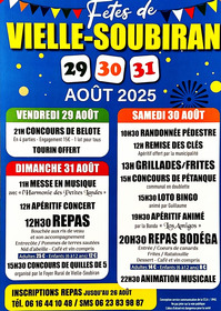 Vielle Soubiran - Fêtes - 29 au 31 Août