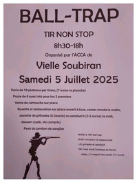 Vielle Soubirant - Ball trap - 5 Juillet