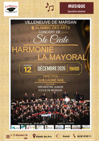 Villeneuve de Marsan - Concert Ste Cécile - 12 Décembre