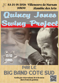 Villeneuve de Marsan - Big Band Côte Sud (Affiche) - 24 Janvier