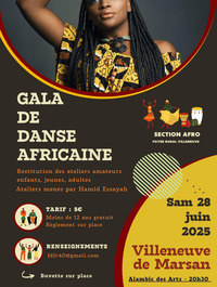 Villeneuve de Marsan - Gala de danse africaine - 28 Juin