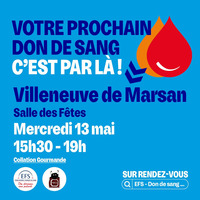 Villeneuve de Marsan - Don de sang - 13 Mai