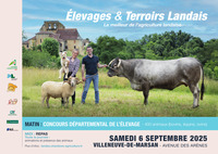 Villeneuve de Marsan - Élevages & Terroirs Landais (Affiche) - 6 Septembre