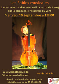 Villeneuve de Marsan - Fables musicuales - 10 Septembre