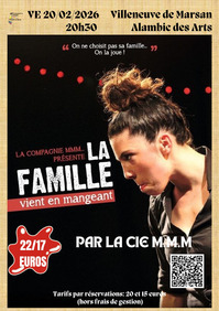 Villeneuve de Marsan - La famille vient en mangeant (Affiche) - 20 Février