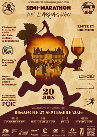 Villeneuve de Marsan - Semi marathon de l'Armagnac - 27 Septembre