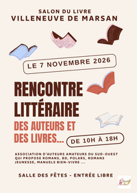 Villeneuve de Marsan - Rencontre littéraire - 7 Novembre