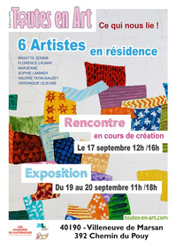Villeneuve de Marsan - Toutes en Art - 17 & 19 au 20 Septembre