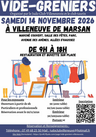 Villeneuve de Marsan - Vide greniers - 14 Novembre