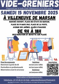Villeneuve de Marsan - Vide greniers - 15 Novembre
