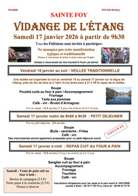affiche vidange 2026 - affiche vidange 2026