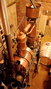 alambic vu de l'étage