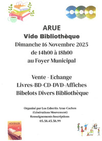 arue vide bibliothèque 16 novembre