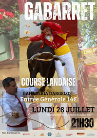 course landaise gabarret 28 juillet
