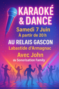 karaoké & dance - relais gascon - 7 juin