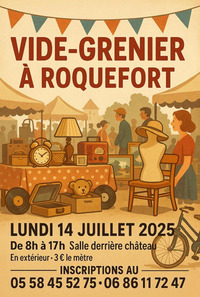 vde-grenier roquefort 14 juillet