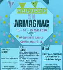 Mauvezin d'Armagnac - Fêtes de l'Ascension - 13 au 15 Mai