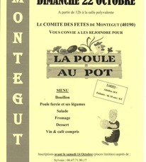 Montégut - Poule au pot - 22 Octobre