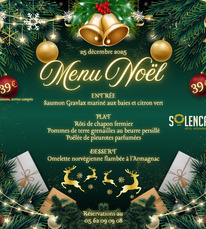 Nogaro - Repas de Noël au Solenca - 25 Décembre