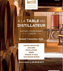Arthez d'Armagnac - A la table du distillateur (Affiche) - 7 Novembre