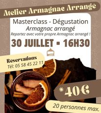 Arthez d'Armagnac - Atelier Armagnac arrangé - 30 Juillet
