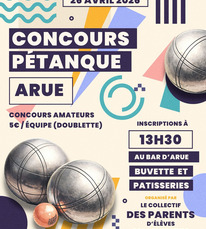 Arue - Concours de pétanque - 26 Avril