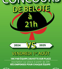 Betbezer d'Armagnac - Concours de belote - 1er Août