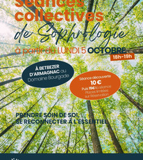 Betbezer d'Armagnac - Séances collectives de sophrologie - 5 Octobre