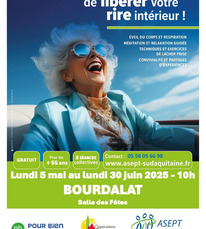 Bourdalat - Ateliers Yoga du Rire - 5 Mai au 30 Juin