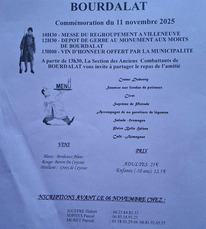 Bourdalat - Commémoration - 11 Novembre