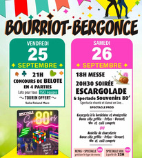 Bourriot Bergonce - Fêtes locales - 25 & 26 Septembre