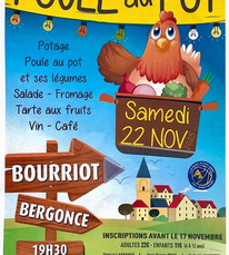 Bourriot Bergonce - Poule au pot - 22 Novembre