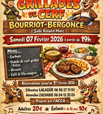 Bourriot Bergonce - Repas grillades de cerf - 7 Février