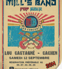 Cachen - Concert Mill's Band au Castagné - 12 Septembre