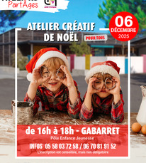 Gabarret - Atelier créatif de Noël - 6 décembre