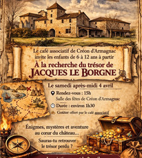 Créon d'Armagnac - Chasse au trésor - 4 Avril
