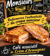 Créon d'Armagnac - Foodtruck croque monsieur - 25 Septembre