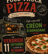 Créon d'Armagnac - Foodtruck pizza - 11 Septembre
