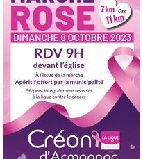 Créon d'Armagnac - Marche Rose - 8 Octobre