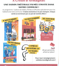 Créon d'Armagnac - Projections théâtre - 8 Novembre