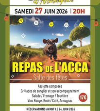Créon d'Armagnac - Repas ACCA - 27 Juin