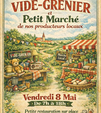 Créon d'Armagnac - Vide grenier et Petit marché producteurs locaux - 8 Mai