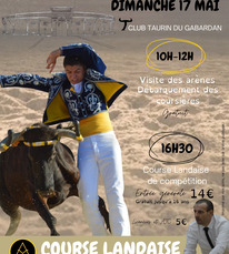 Gabarret - Course landaise (Affiche) - 17 Mai