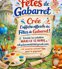 Gabarret - Concours affiche des fêtes 2026